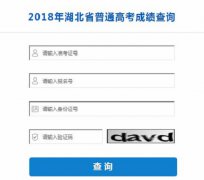 2018年湖北省普通高考成绩查询